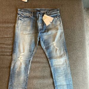 John Elliott Blue Denim Jeans